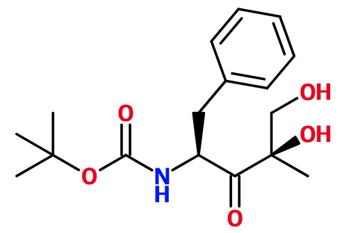(image for) MC085384 (1(S)-Benzyl-3(R),4-dihydroxy-3-methyl-2-oxo-butyl)-carbamic acid tert-butyl ester